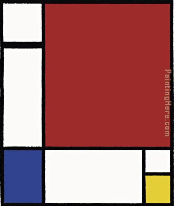 Sans Titre painting - Piet Mondrian Sans Titre art painting